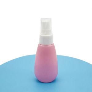 35ml Pet Alcohol Plastic Cosmetic Cylindrical Fine Mist Sprayer Bottle with Mist Spray Lid