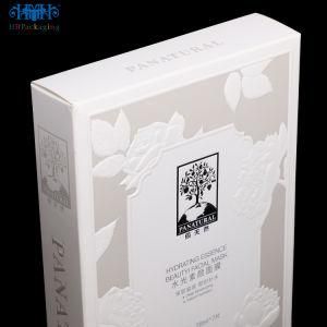Cheap Folding Paper Packaging Box for Face Cream Mask (Embossing Printing)