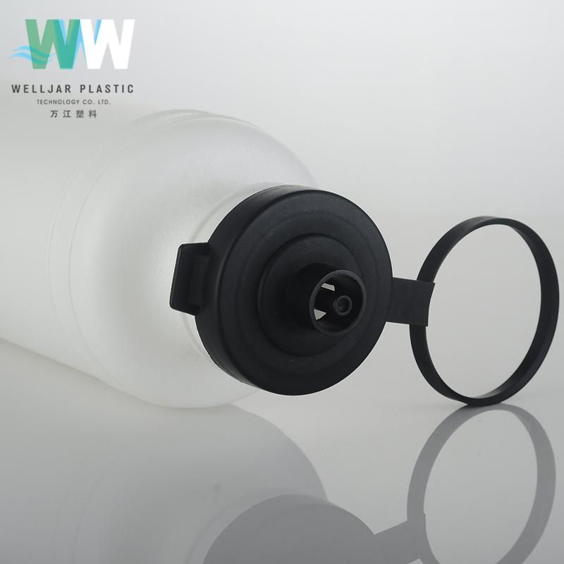 600ml PE Plastic Water Collection Bottle with PP Double Covers
