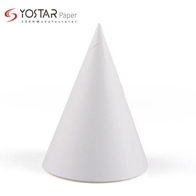 Custom Disposable White Conical Food Grade Paper Water Cup