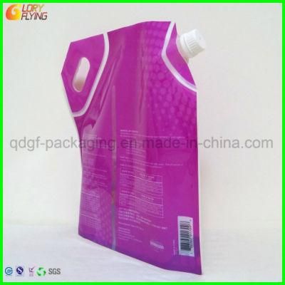 Heavy Plastic Packaging Bag with Spout and Handle for Packing Concrete