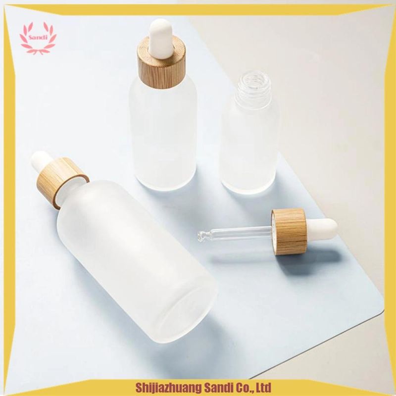 Glass Bottle Serum Dropper Bottle for Cosmetics 30ml 60ml 80ml