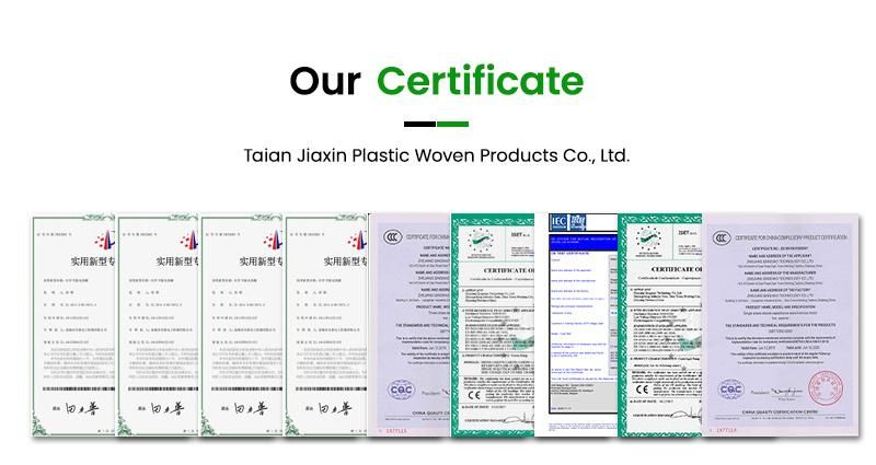 Jiaxin PP Woven Bag China 50kg PP Woven Bag Manufacturing Custom 100% Virgin Polypropylene Material 25kg 50kg PP Woven Cement Bag and PP Fabric Roll