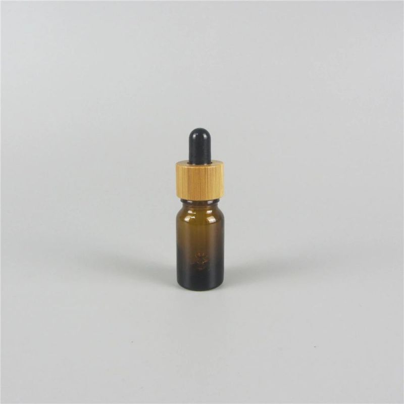 Amber Cylinder Skin Care Glass Bottle Serum Dropper Bottle