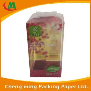 Cuboid Hat Paper PVC Window Paper Box with Transparent Cover