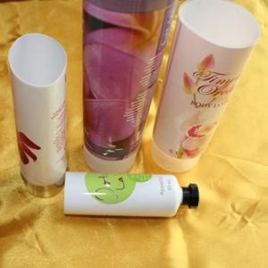 Stamping Printing 5 Layer Collapsible Empty Cosmetic Laminated Tube for Facial Clean Cream