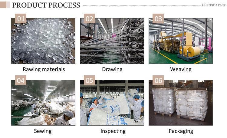 China Supplier PP 1000kg 1500kg 2000kg FIBC Plastic 1 Ton Bulk Bag Jumbo Bag Big Bag Bulk Bag