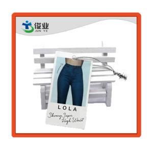 Custom Denim Jeans Printed Brand Logo Paper Swing/ Hang Tags
