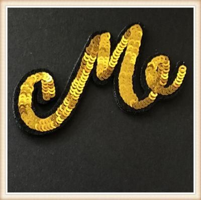 High Quality Garment Accessories Sequin Applique Patch