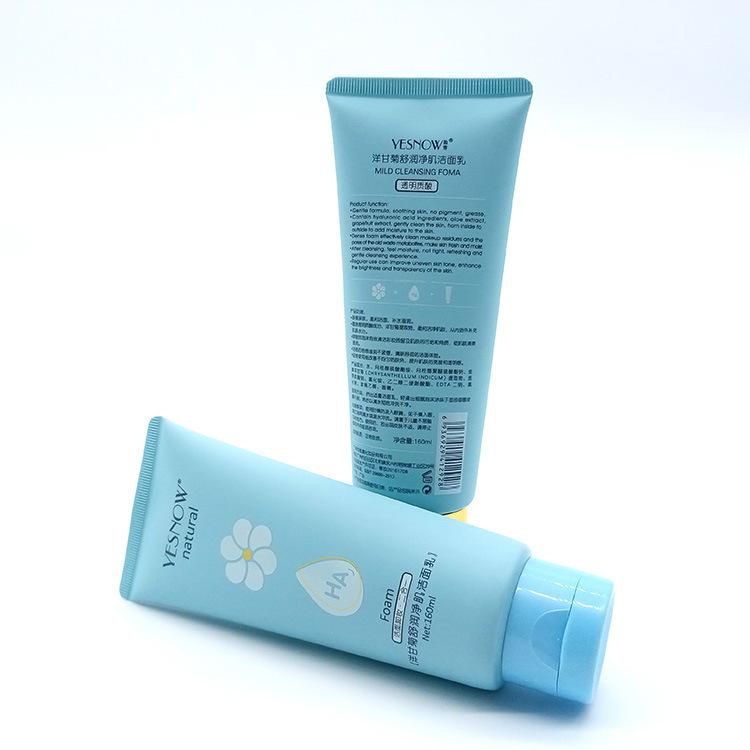 Plastic Hand Cream Cosmetic Packaging Container Empty Facial Cleanser Tube