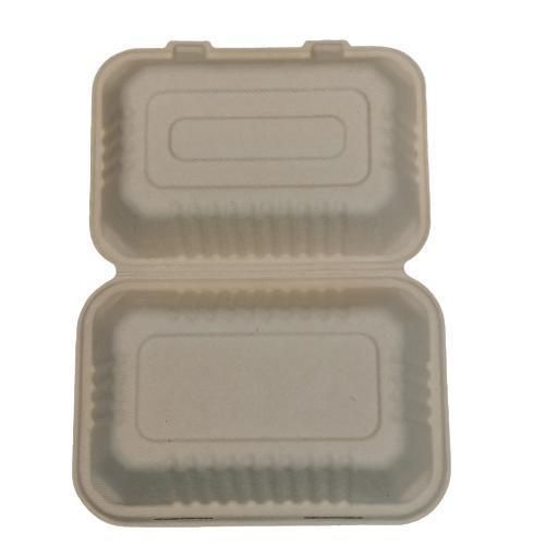 Hot Selling Bagasse Food Packaging Box 9 X 6 Inch