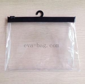 Punctual Delivery Cusmoized Transparent PVC Sock Bag Hook Bag