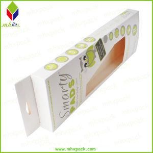 350GSM Folding White Cardboard Paper Packaging Box with Hanger
