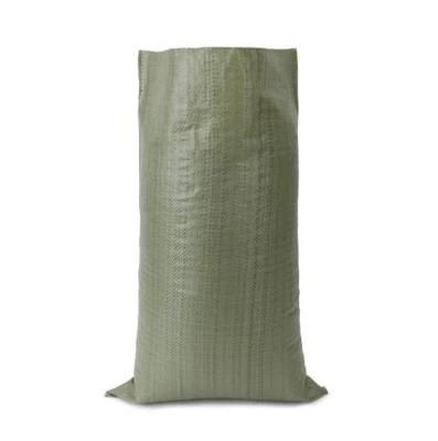 Green Grey Color Recycled Woven PP Sack Sand Bags for Construction Waste Sand Stone