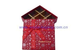 Hot Sale Luxury Cardboard Chocolate Gift Packaging Box with Card Divider