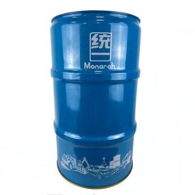 2022 Custom Chemical Size 366mm*366mm*625mm 60 Liters Round Engine Lubricating Oil Tin Can with Plastic Flexible Spout