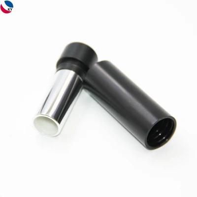 Wholesale Cosmetic Mini Plastic Silver Black 3.5g Empty Lipstick Container