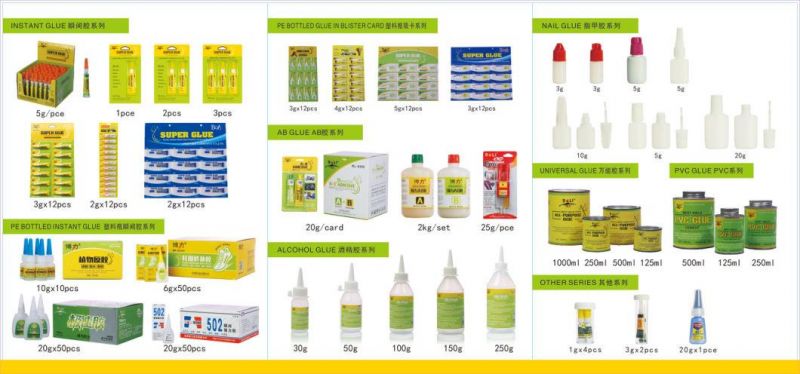 OEM Factory Produced All Kinds of Super Glue Plastic Bottle