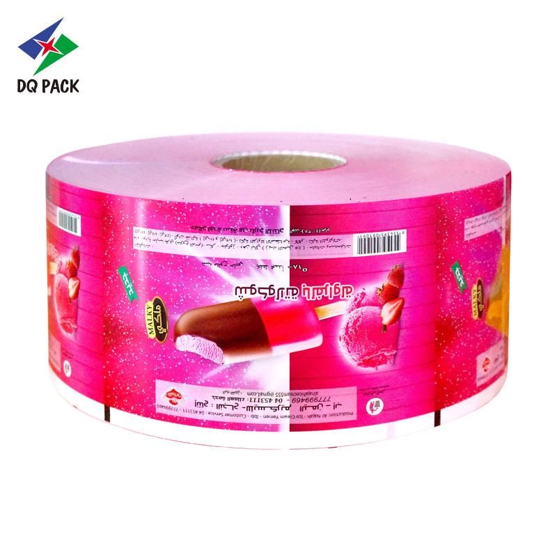Flexible Packaging Films Manufacturers Dq Pack Customized Printing Ice Cream Packaging Film