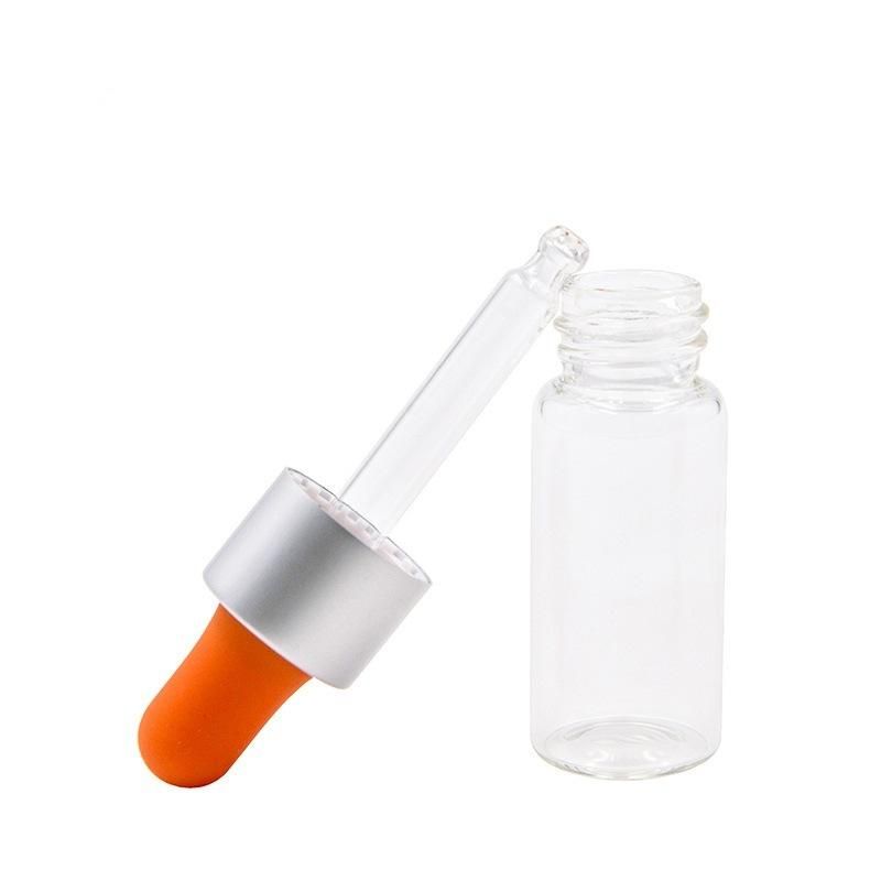 Mini Small 13mm 13/410 13/415 Cosmetic Black Dropper Cap Pipette for Glass Essential Oil Bottle