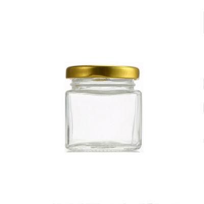 280ml 380ml Square Honey Jam Food Storage Jar Glass Container