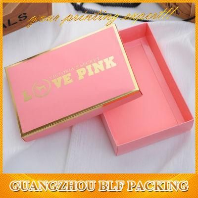 Underwear Packaging Box Design Logo Stamping