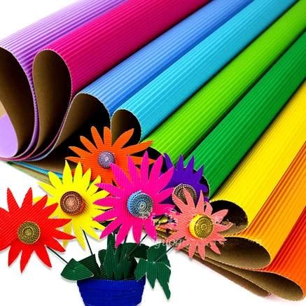 High Quality Color Corrugated Cardboard Roll and Sheet Pantong Color Printed