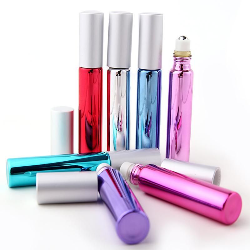 10ml UV Roll on Roller Bottles for Essential Oils Roll-on Refillable Perfume Bottle Deodorant Containers