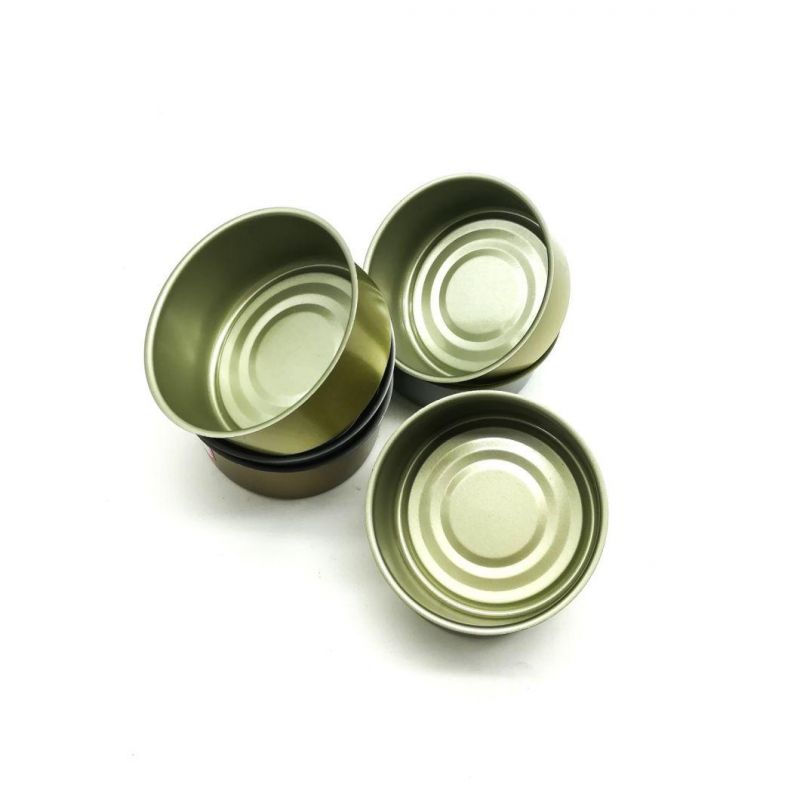 Food Grade Printed Metal Tin Can with Easy Open Lid