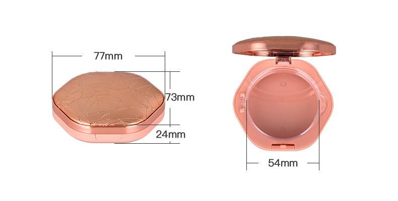 Manufacturer Round Shape Luxury Palette Eye Shadow Palette