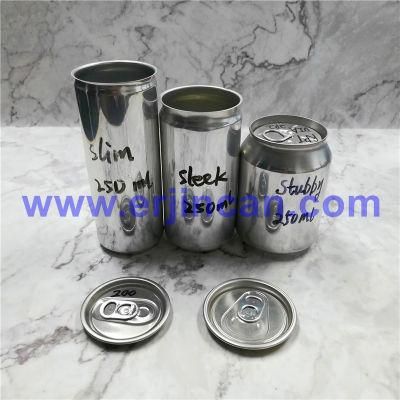 Erjin Can Manufacturer Standard 355ml and Sleek Slick 12oz