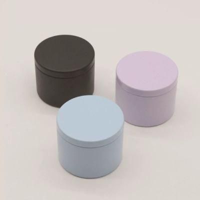 Custom Seamless Candle Tea Candy Chocolate Storage Round Tin Box