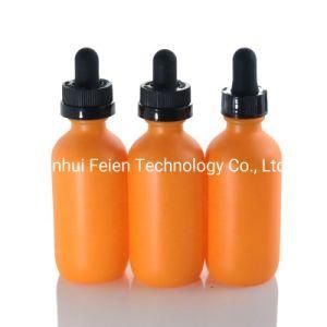 1oz 2oz 4oz 30ml 60ml 120ml Colored Boston Round Essential/Attar Oil Cosmetic Packaging Empty Glass Bottle Euro Dropper