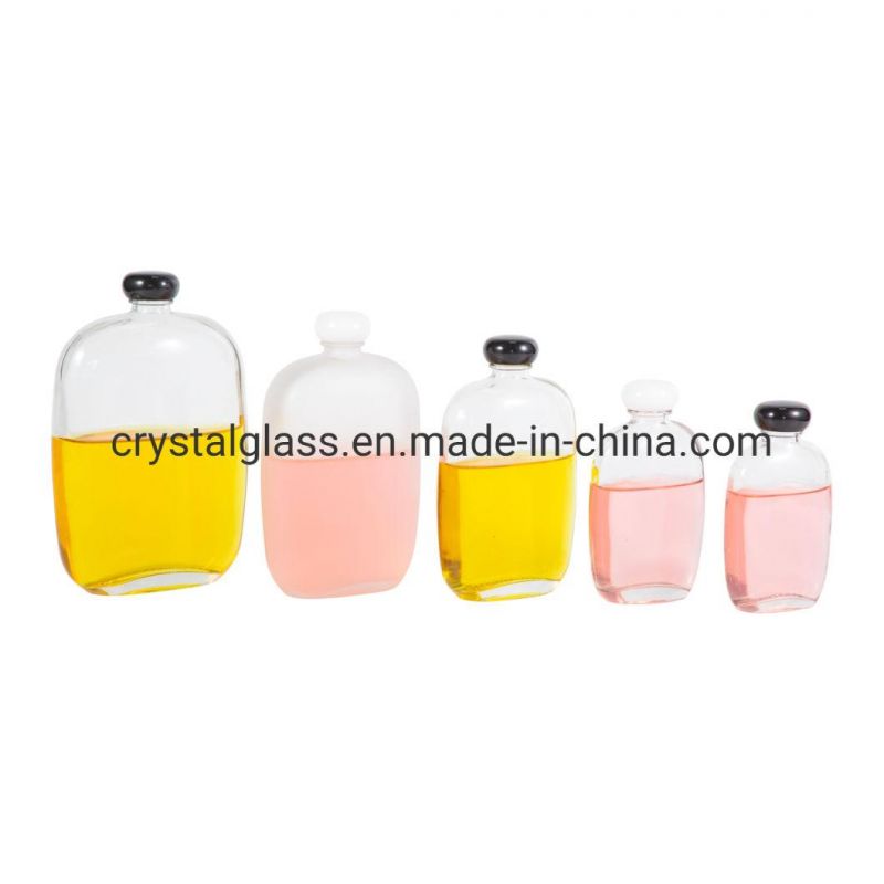 50 to 500ml Flat Cold Brew Coffee Beverage Glass Bottle