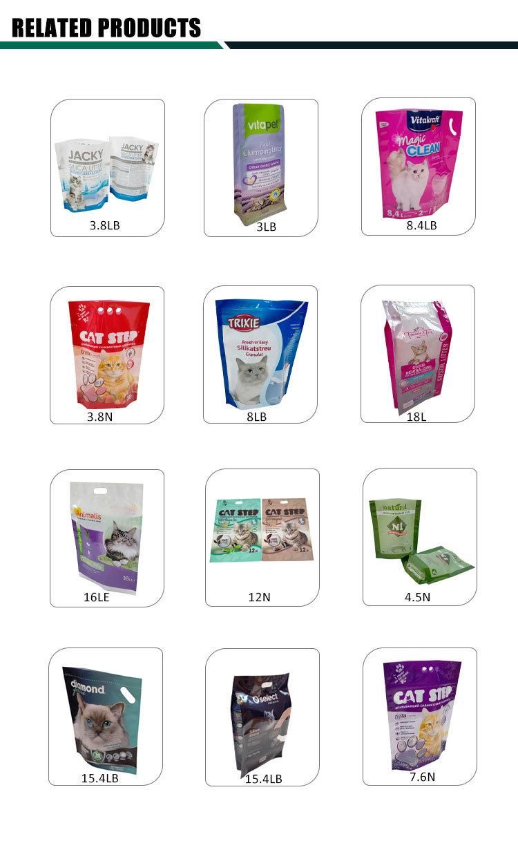 Eco-Friendly Bentonite Clay Packaging Cat Litter Cat Litter Bag