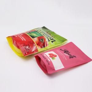 Customized Waterproof Biodegradable Clear Packaging Plastic Stand-up Pouch