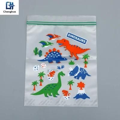 Custom Reusable Freezer Zip Lock Plastic Packaging Zipper Bags