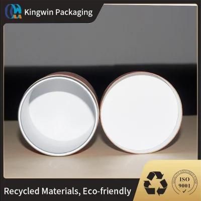 Custom Logo Biodegradable Collagen Powder Container Round Kraft Cardboard Box Paper Tube for Packaging