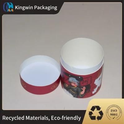 Natural Empty Cardboard Packaging Container Tube for Probiotics Powder Packaging Paper Tube
