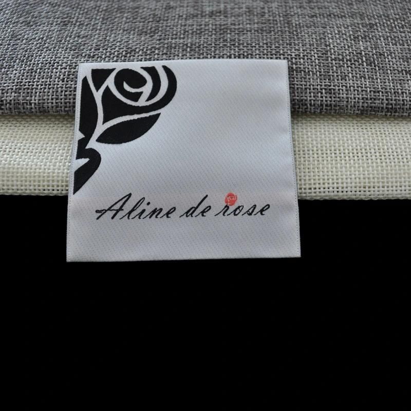 Low Minimum Sinple Design Woven Labels for Bags/Clothing