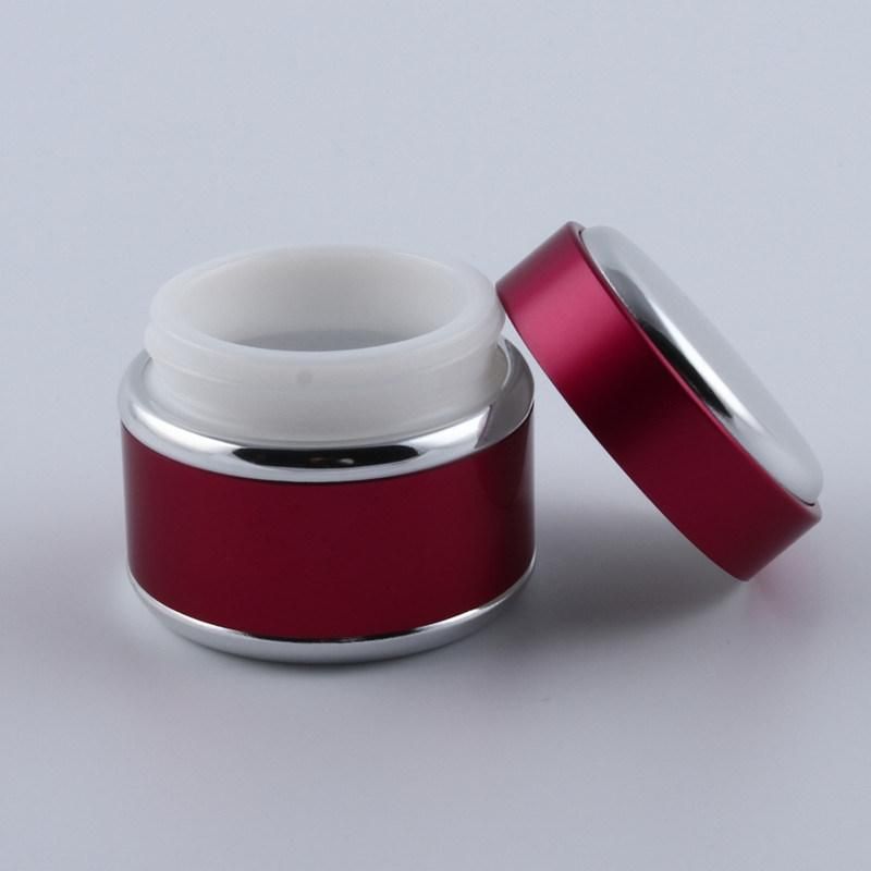 30g Round Shape Colorful Metal Empty Cosmetic Aluminum Jar for Facial Cream Skin Care