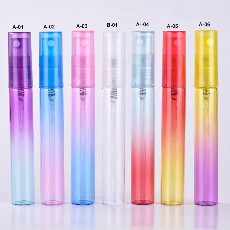 8ml Random Color Perfume Spray Bottle Jars Mini Plastic Perfume Spray Bottle Jar Water Spray Bottle Jar for Travel M03472