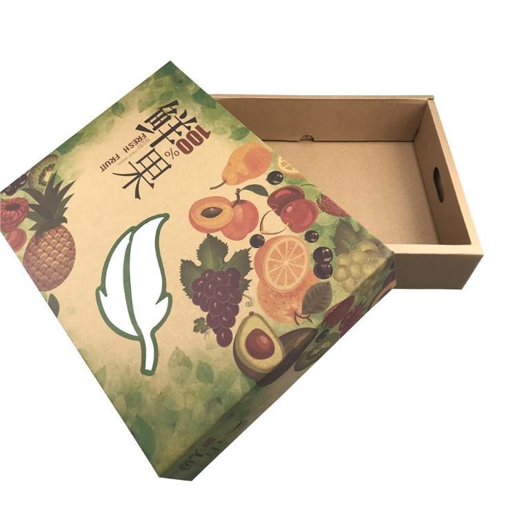 Custom Corrugated Paper Caiton Boxes for Fruit