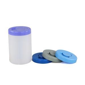 HDPE High Quality 750ml 900ml Plastic Alcohol-Free Bucket Wipes Canister Wet Wipes Bottles Barrel
