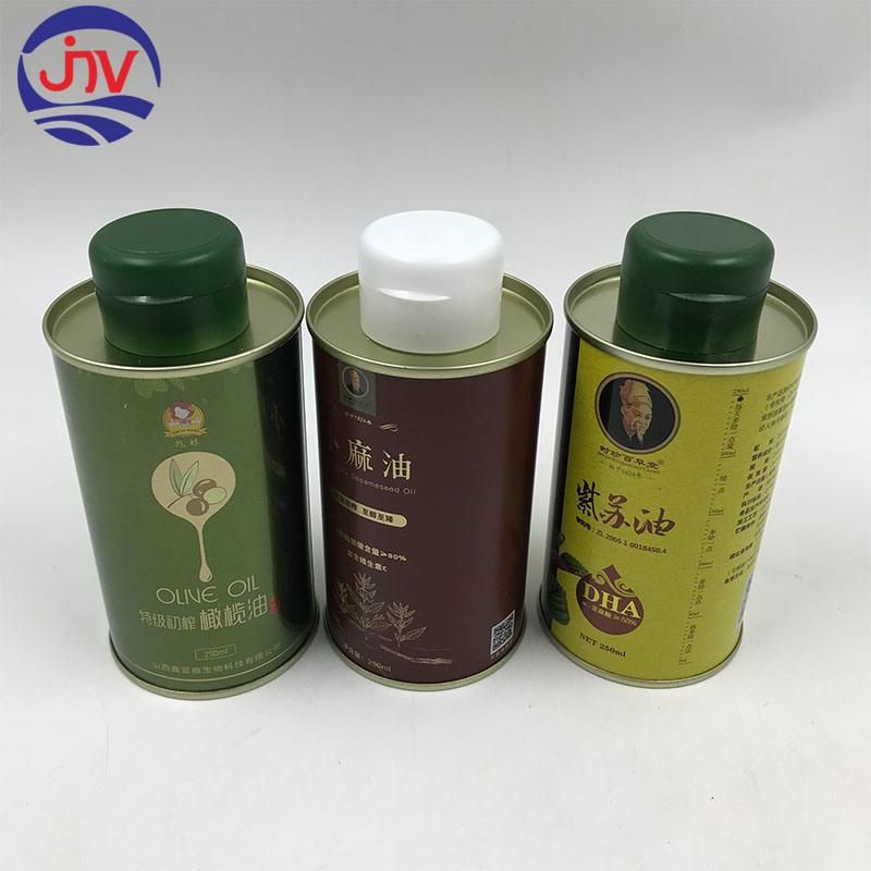 Metal Small Can 250ml Olive Oil Tin Storage Container
