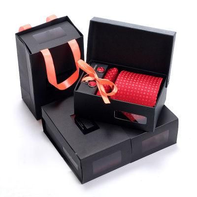 Custom Design Hot Sale Bow Tie Custom Cardboard Gift Packaging Paper Box Cardboard Tie Packaging Box