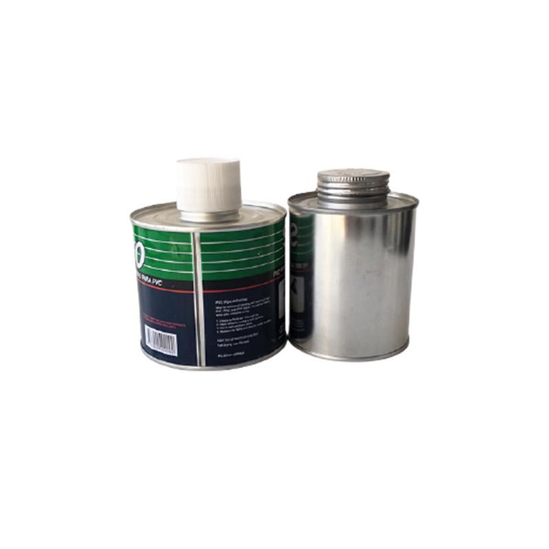 Customize Printed Glue Resealable Tin Can with Brush