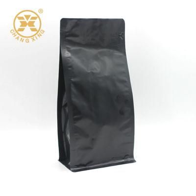 1kg Matte Finish Matte Black Pouch Bags for Packing Coffee Bean