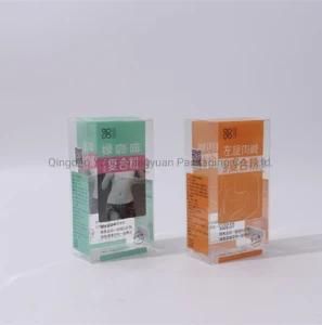 Empty Clear Plastic Pet PVC PP Folding Cosmetic Box Custom Packaging Box