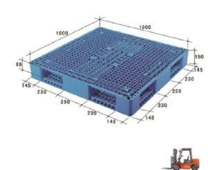China Cheap Custom Heavy Duty Small Stack Double Face HDPE Plastic Pallet